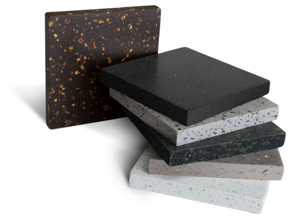 meganite acrylic solid surface samples